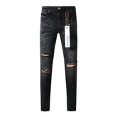 Purple Brand Jeans Pure Cotton High Street Trend #9045